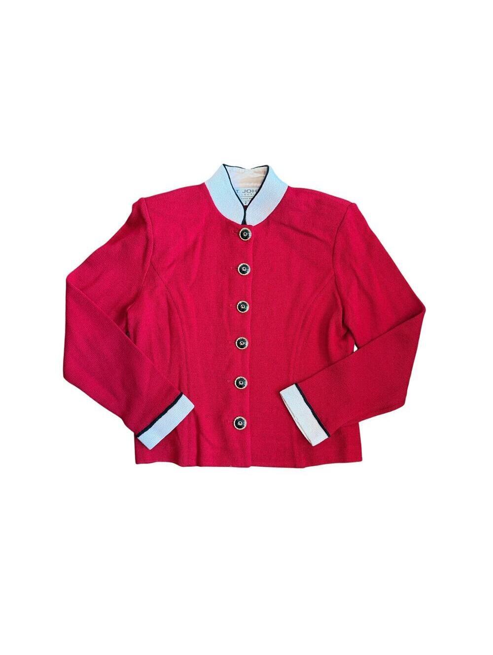 St. John Collection Military Style Blazer with Imperfections